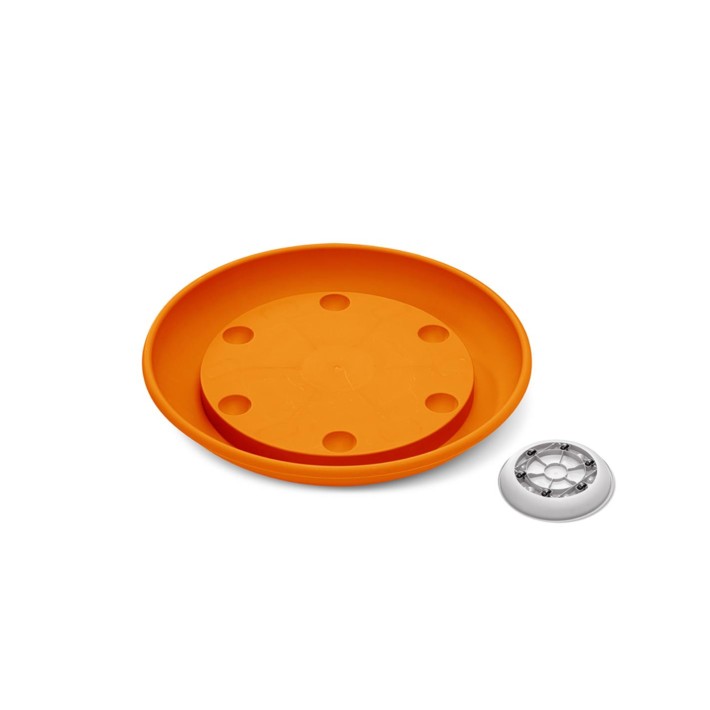 Πιάτο με 6 ρόδες Φ.35εκ.ORANGE/ΠOPTOKΑΛΙ