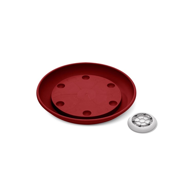 Πιάτο με 6 ρόδες Φ.35εκ.PASSION RED/KOKΚΙΝΟ