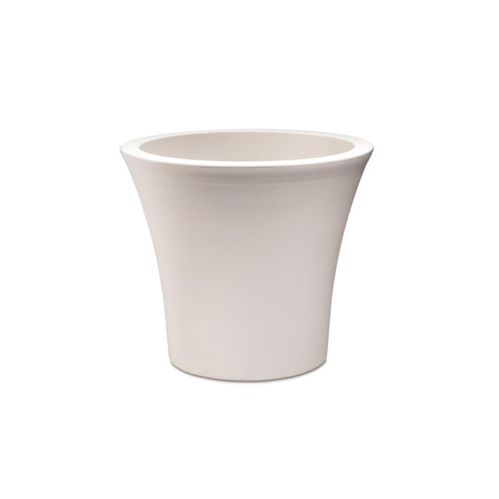 Γλάστρα CITY FLORAL WHITE/ΛEYKO 25Χ22 εκ.