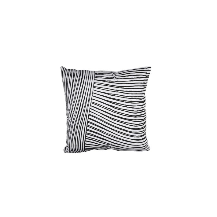 Μαξιλάρι stripes μαύρο 45Χ45