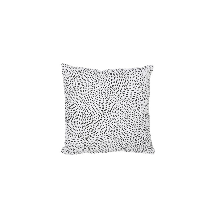 Μαξιλάρι dots μαύρο 45Χ45