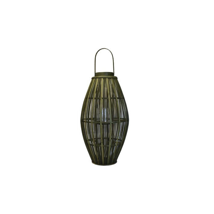 Φανάρι bamboo μπουλ λαδί 38Χ71/89