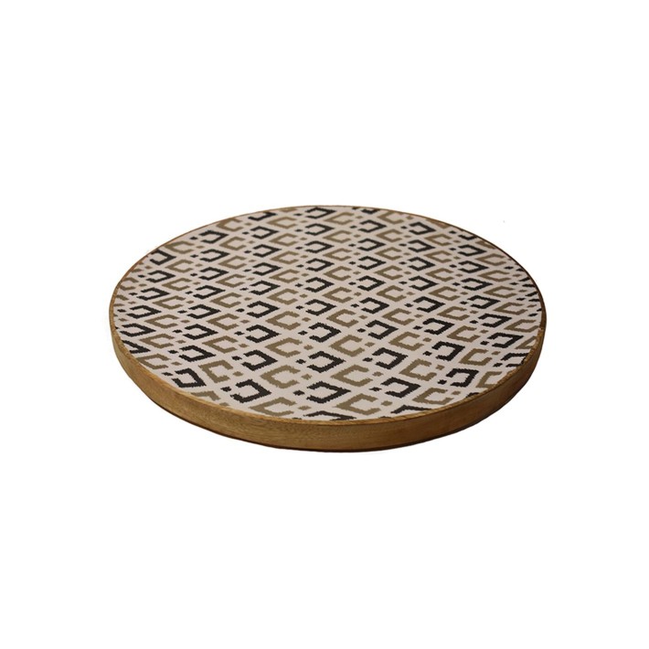 Πιατέλα mango patch μαύρο  Φ40Χ2,5