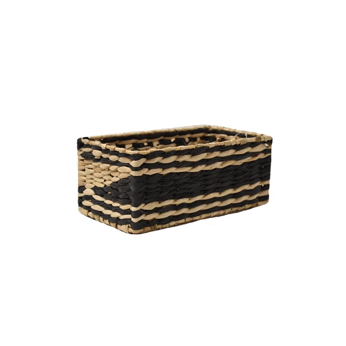 Καλάθι ψάθινο black rush 26X13X10
