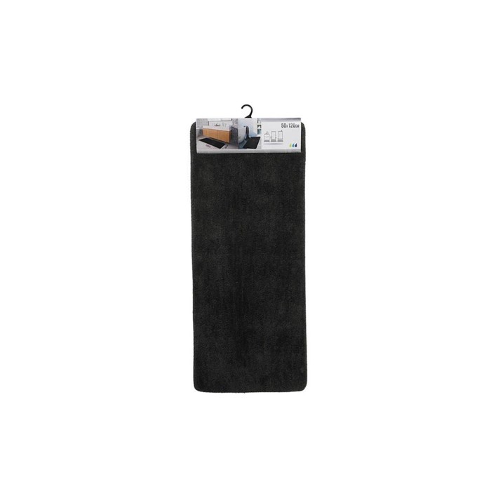 Χαλί μπάνιου microfibre  50X120 μαύρο
