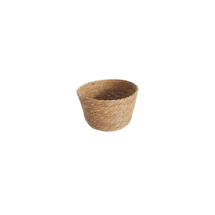 Καλάθι ψάθινο φυσικό Φ23Η15cm