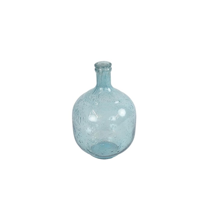 Βάζο γυάλινο μπλε Φ15,5Χ25CM
