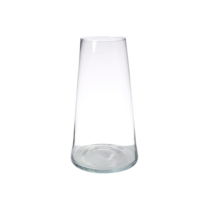 Βάζο γυαλ.διάφανο  Φ24 Η35cm