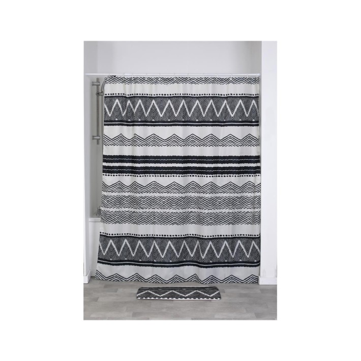 Κουρτίνα μπάνιου Polyester 180Χ200 lodge