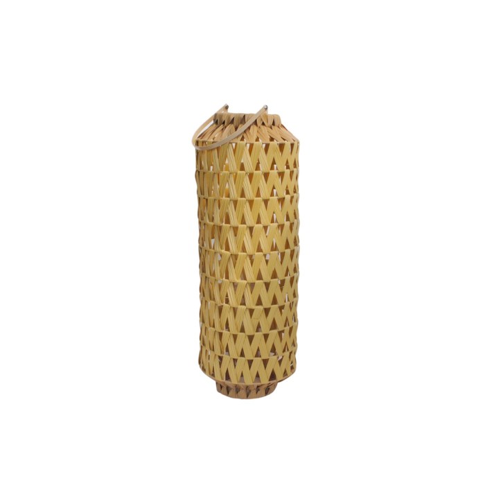 Φανάρι τεχνητό rattan φυσικό Φ25Η59.5cm