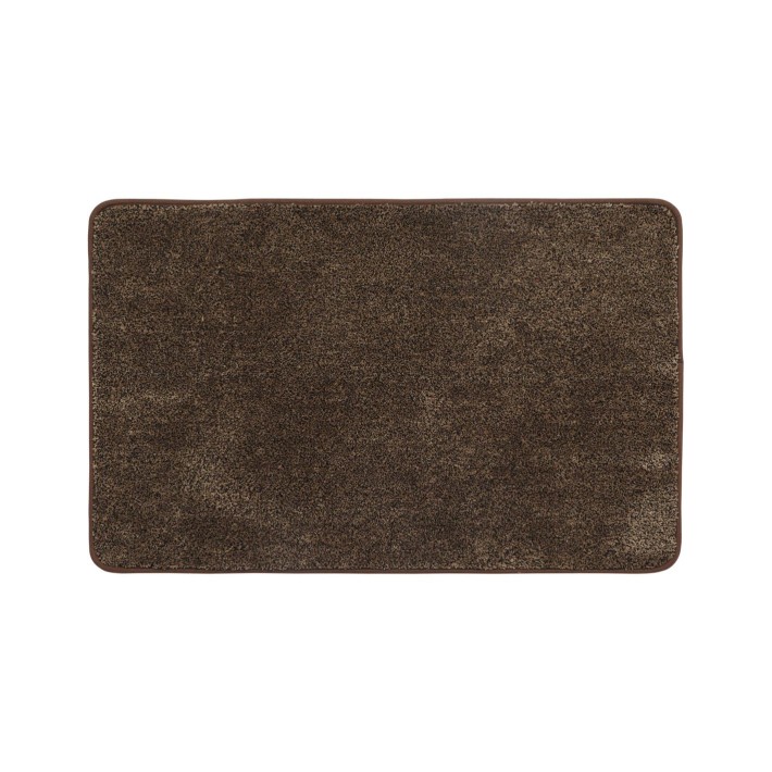 Χαλί κουζίνας polyester/καουτσούκ καφέ 50X80cm