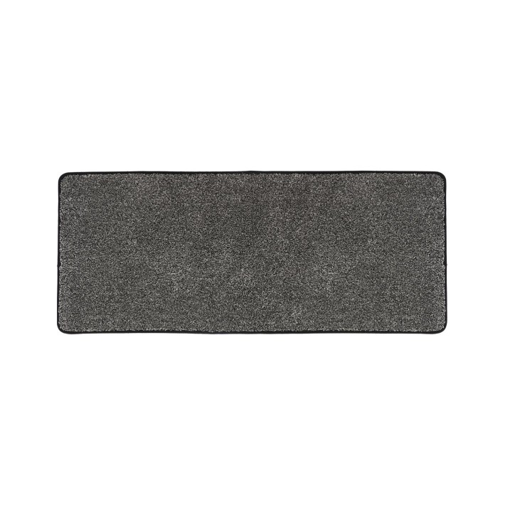 Χαλί κουζίνας polyester/καουτσούκ μαύρο 50X120cm
