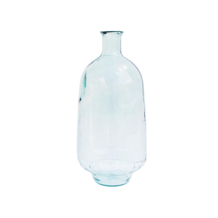 Βάζο γυάλ.recycled.διάφανο Η60cm
