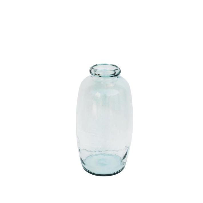 Βάζο γυάλ.recycled Διάφανο Η35cm