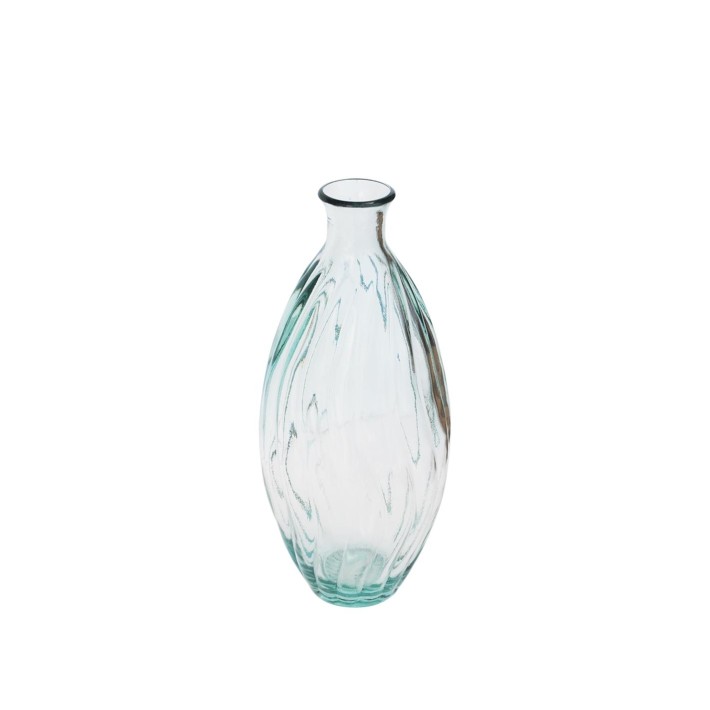 Βάζο γυάλ.recycled Διάφανο Η31cm