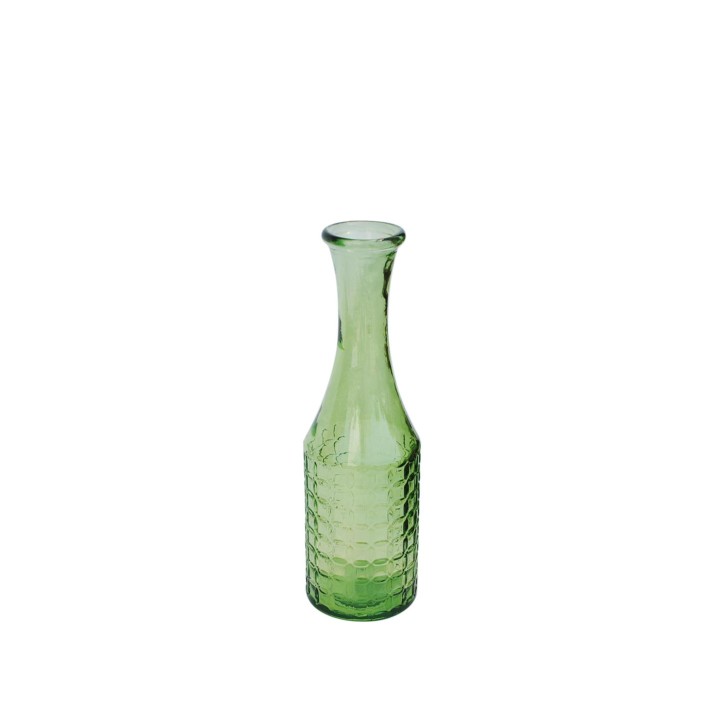 Βάζο γυάλ.recycled πράσινο Η40cm