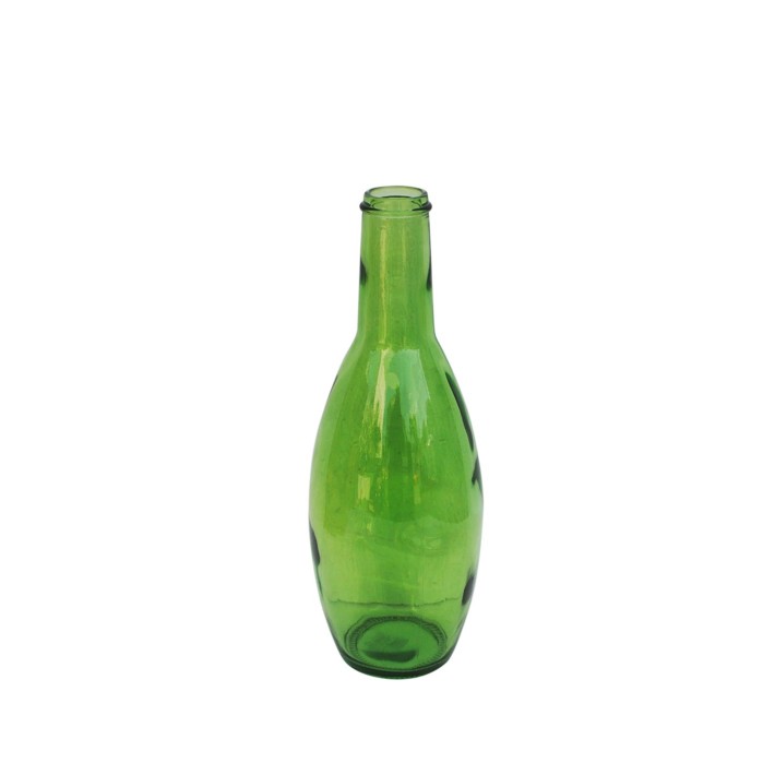 Βάζο γυάλ.recycled πράσινο Η45cm
