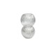 Βάζο γυαλ. διάφανο Φ11,5 Η20cm