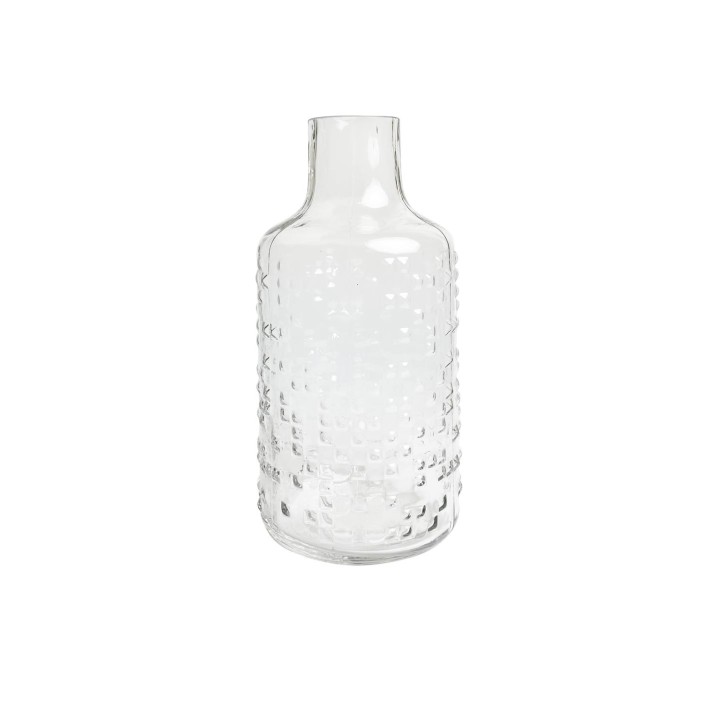 Βάζο γυαλ. διάφανο Φ15,5Η30cm