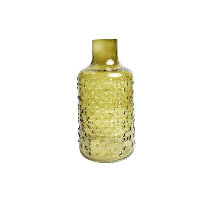 Βάζο γυαλ. πράσινο Φ15,5Η30cm