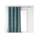 Κουρτίνα πράσινη βελουτέ με κρίκους 140x240cm