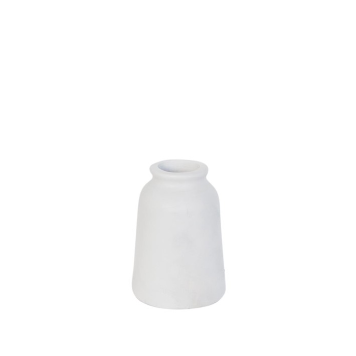 Βάζο mango λευκό Φ18,5Η25cm