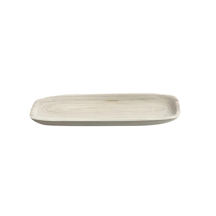 Πιατέλα σερβ.paulownia  οβάλ φυσικό 52Χ19Χ4,5cm