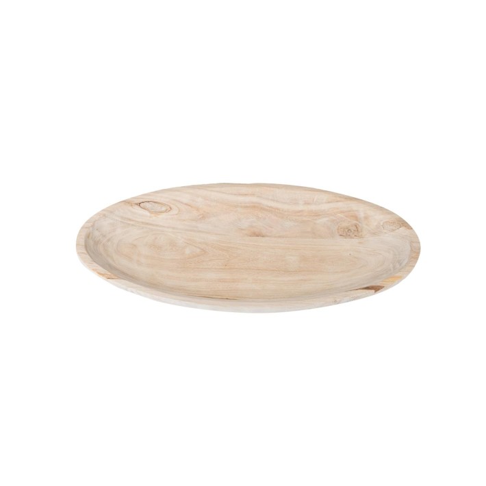 Πιατέλα σερβ.paulownia οβάλ φυσικό 50Χ27,5Χ6cm