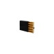 Συρτάρι για κάψουλες  bamboo μαύρο  33x31x7,5cm
