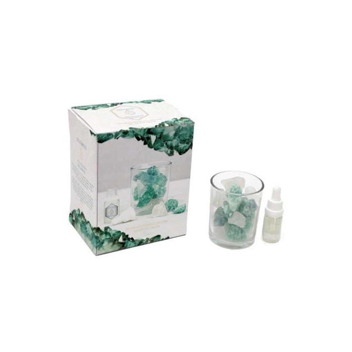 Κρύσταλλοι αρωματ.σε ποτήρι με λαδάκι green 280gr