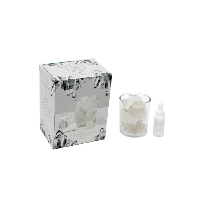 Κρύσταλλοι αρωματ.σε ποτήρι με λαδάκι clear 280gr