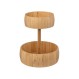 Φρουτιέρα bamboo διπλή Φ30Η35,5cm