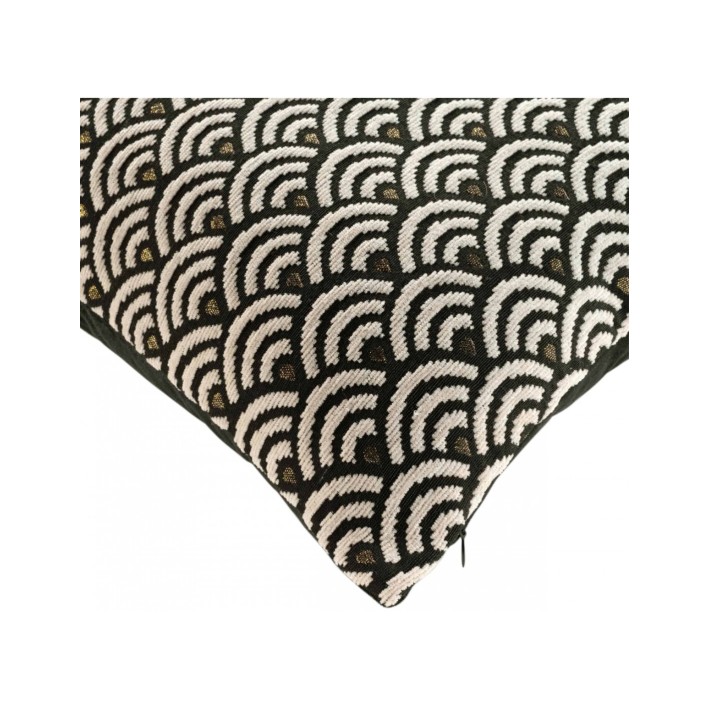 Μαξιλάρι μαύρο chenille 45x45cm