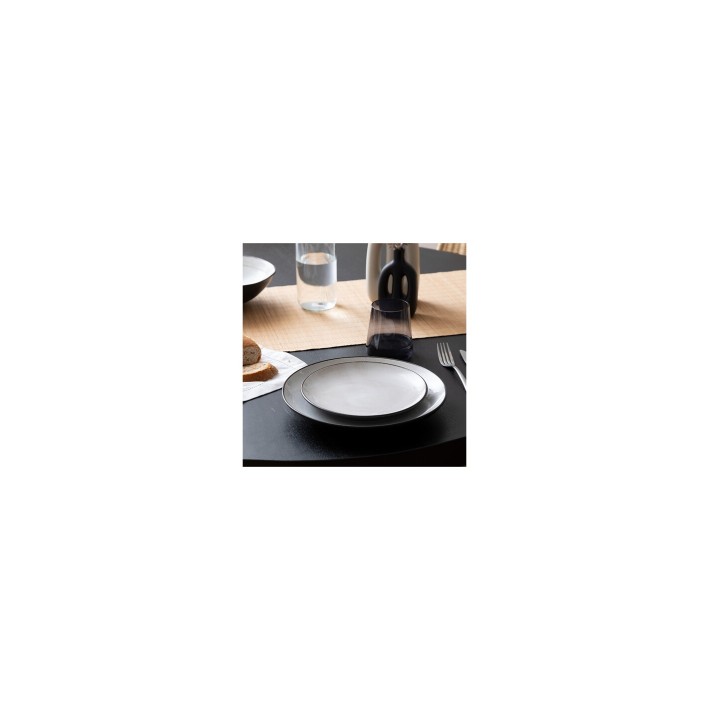 Πιάτο γλυκού STONEWARE μπεζ Φ21cm