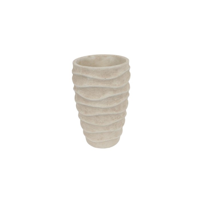 Βάζο κεραμικό λευκό 17,5x27,5cm