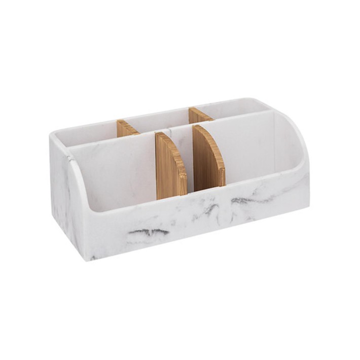 Θήκη οργάνωσης  white marble 25,6x12,1x10cm