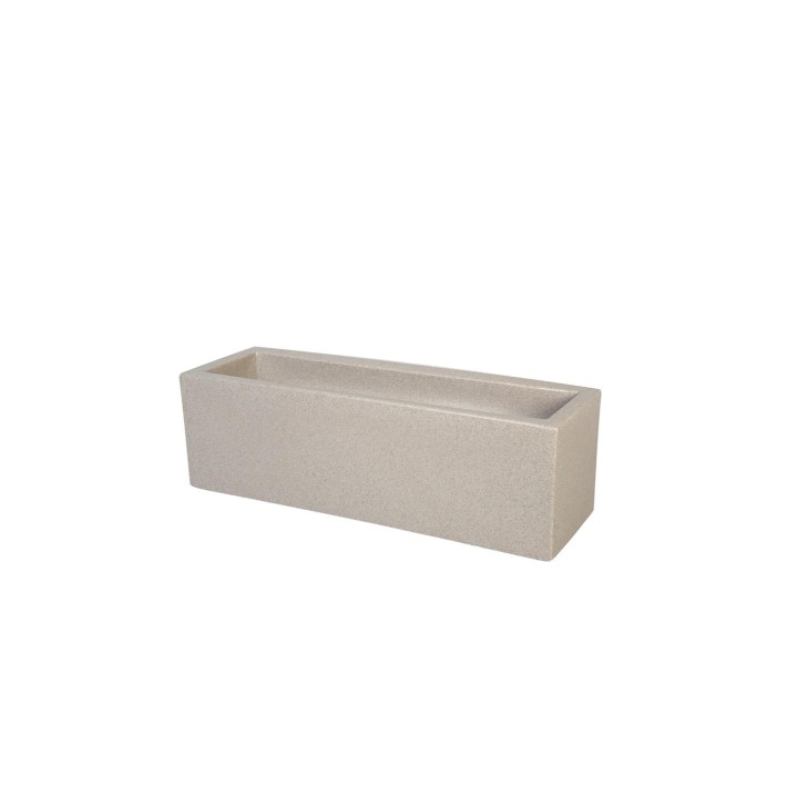 Ζαρντινιέρα CUBE stone 60Χ20Χ20