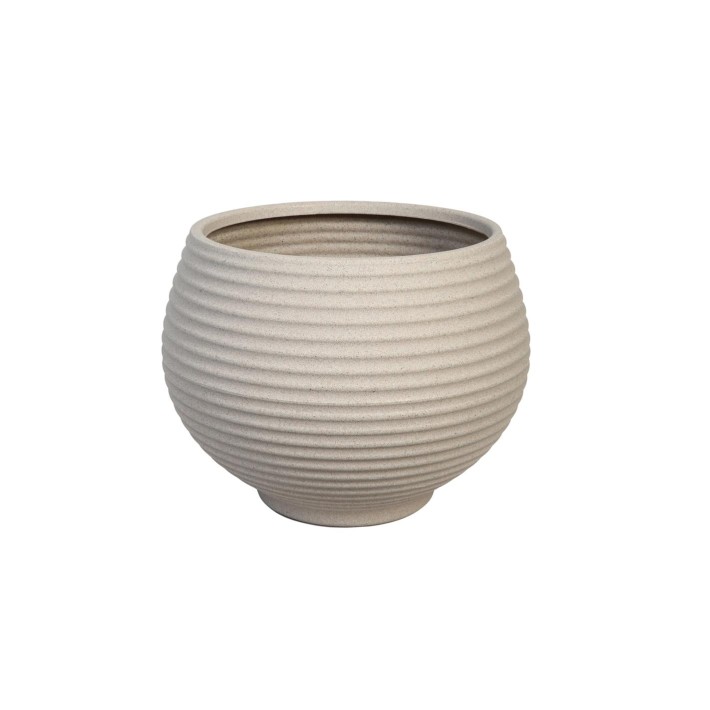 Γλάστρα NAGA ριγέ stone Φ62Χ47