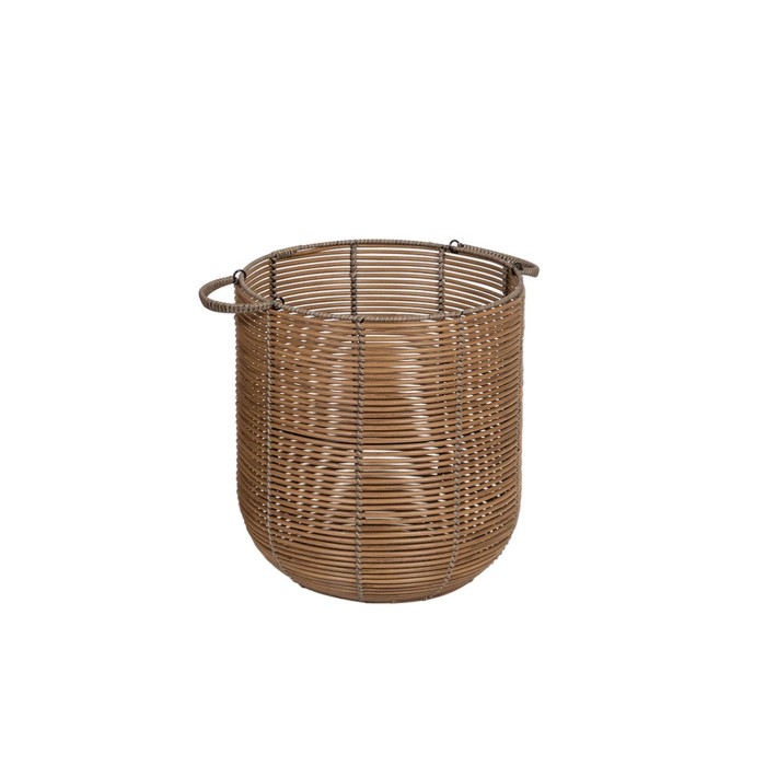 Καλάθι  εξ.χώρου ανακ.rattan φυσικό 35Χ38