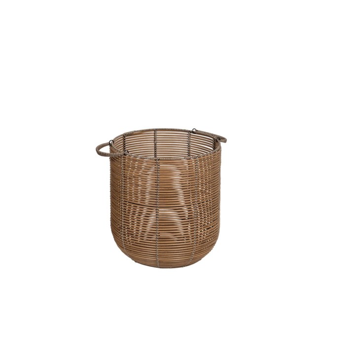 Καλάθι  εξ.χώρου ανακ.rattan φυσικό 30Χ31