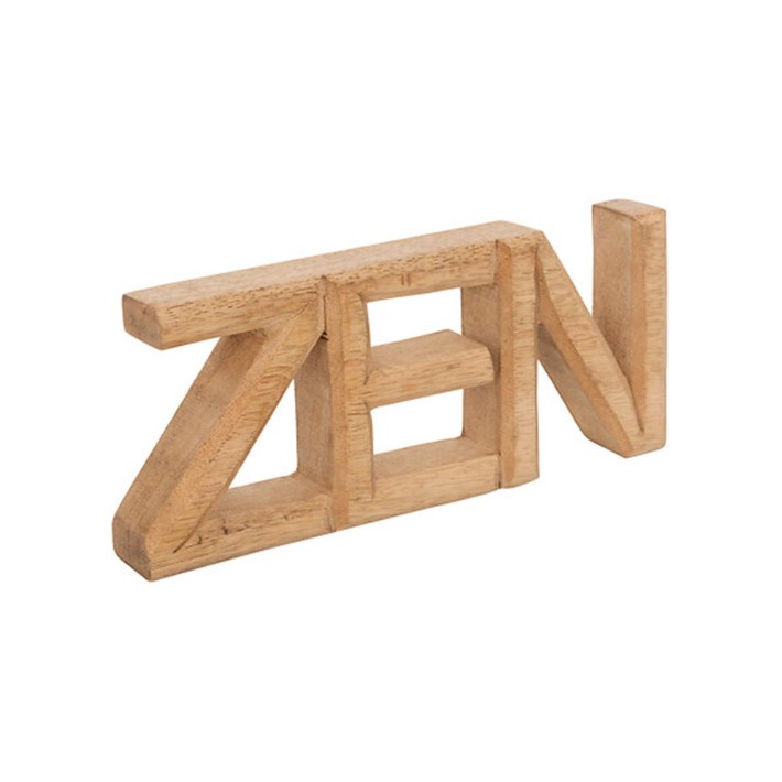 Επιγραφή mango διακοσμ."ZEN" 23x3x10cm