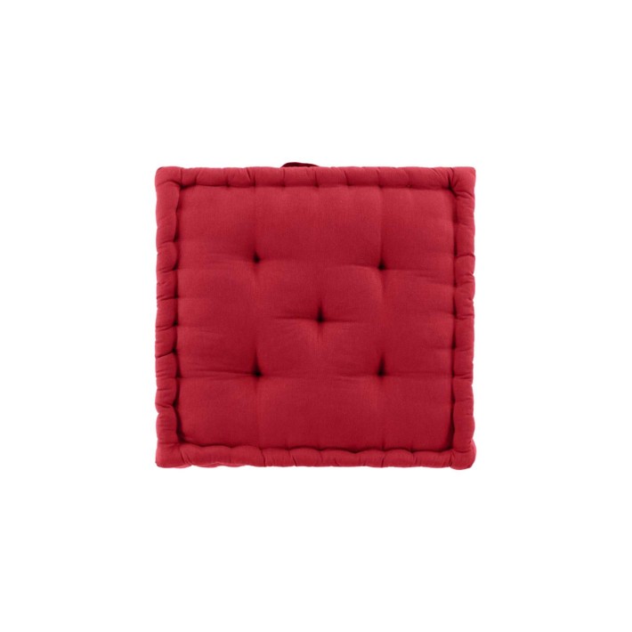 Μαξιλάρι matress βαμβ.50Χ50Χ10 κόκκινο