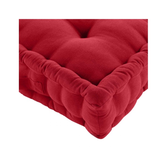 Μαξιλάρι matress βαμβ.50Χ50Χ10 κόκκινο