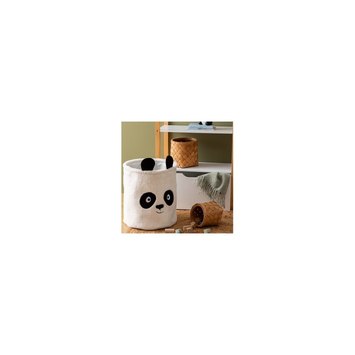 Καλάθι υφασμάτινο PANDA Φ35 Η40cm