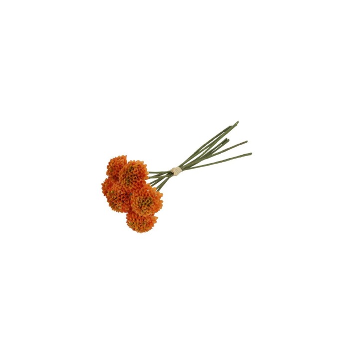 Ντάλια μπουκέτο πορτοκαλί 12x15x27cm