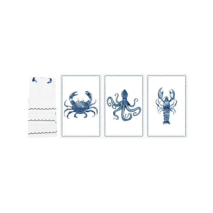 Πετσέτα κουζίνας "SEALIFE" 100% cotton 45x65cm σ/3