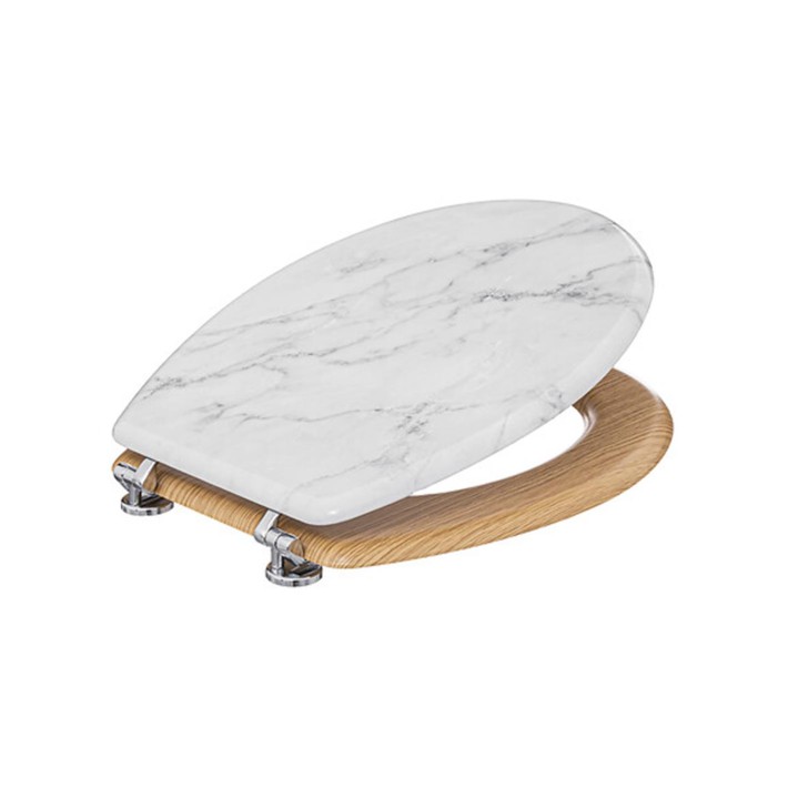 Καπάκι τουαλέτας marble effect 36 x 42,5 x 5,3 cm