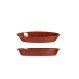 Σκεύος σερβ.πυρίμαχο οβάλ Terracota 45x27x6,5cm