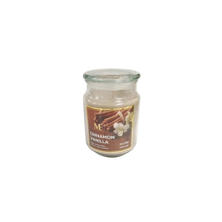 Κερί σε βάζο "CINAMON VANILLA" 9x14cm