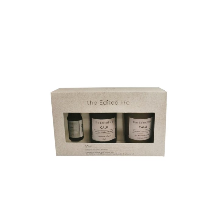Κερί /λάδι/Diffuser "Calm" σετ δώρου 20x5.5x12cm